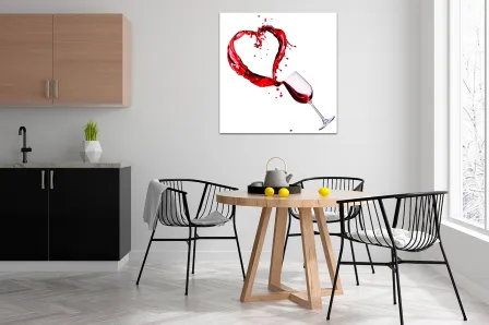 Quadro Copo de Vinho 