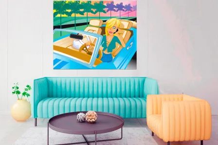 Quadro Miúda Loira