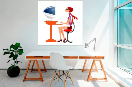Quadro Working Girl