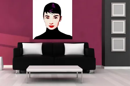 Quadro Audrey Face