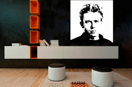 Quadro Rosto de James Dean