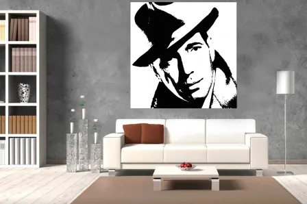 Quadro Rosto do Bogart