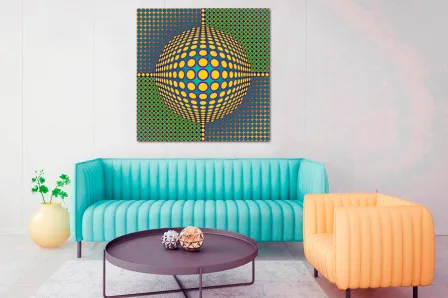 Quadro Yellow Illusion
