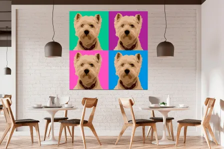 Quadro Little Dog Colors