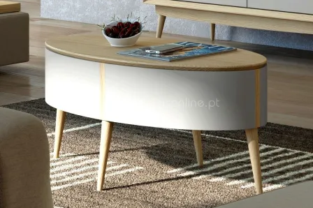 Mesa de Centro Elipse Oval