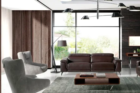 Sofa Relax 3 Lugares Choco
