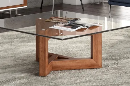 Mesa de Centro Quadrada Inox