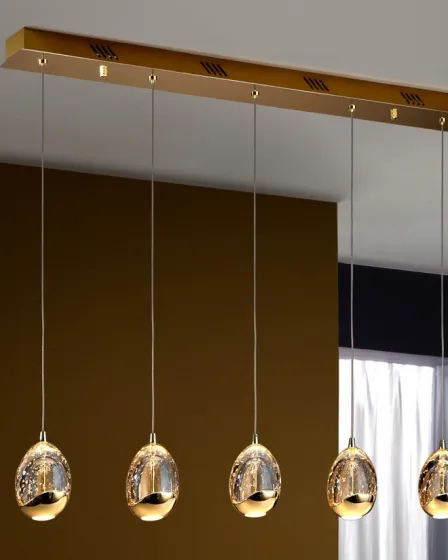 Candeeiro de Teto Dimmable Rocio Gold