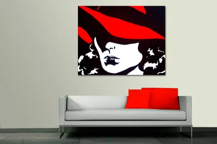 Quadro Chapéu Vermelho
