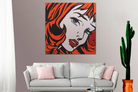 Quadro Garota Pop