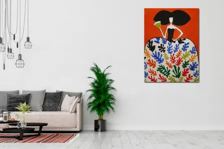 Pintura Menina Matisse