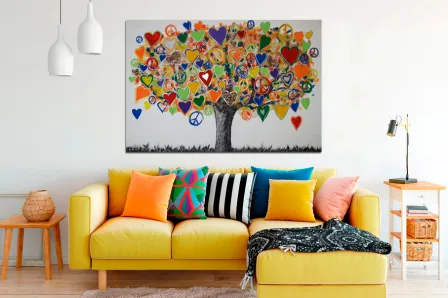 Árvore do amor pintado