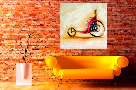 Quadro de veículo antigo