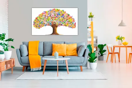 Quadro Árvore com flores