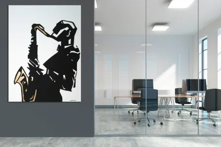 Pintura Caixa de música