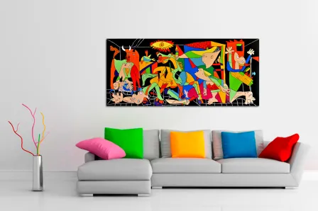 Quadro Guernica versão colorida