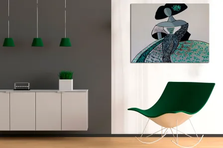 Pintura da menina