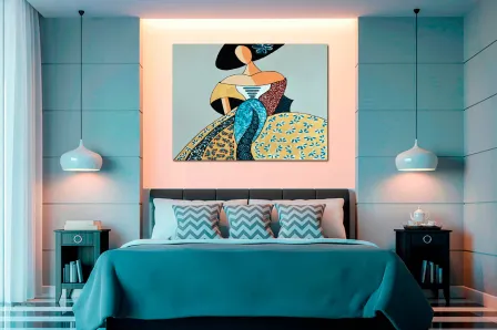 Moldura de elegância menina