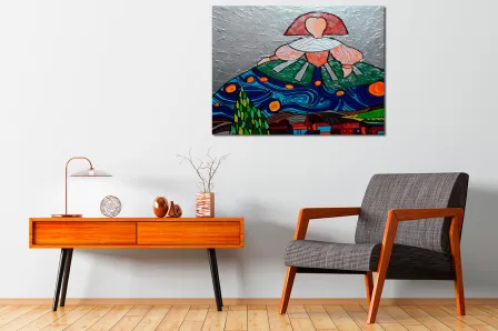 Pintura de menina Van Gogh