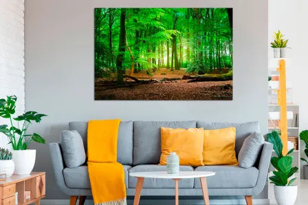 Árvores de pintura de paisagens