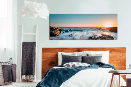 Pintura de paisagem do mar