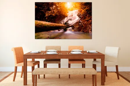Pintura de paisagens de natureza selvagem