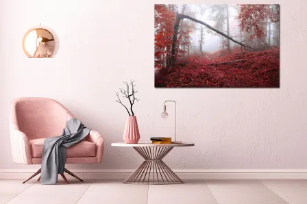 Pintura de paisagem de outono