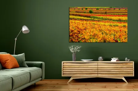 Pintura de paisagem colorida