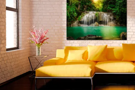 Pintura de paisagem em cascata (b