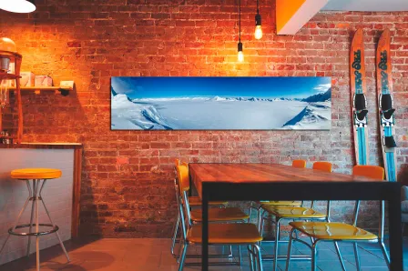 Pintura de paisagem ártica
