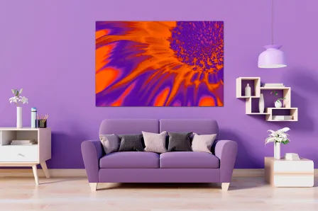 Pintura digital de flores de laranjeira