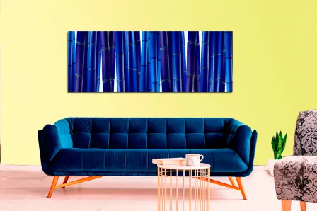 Avant-garde blue ca como pintura