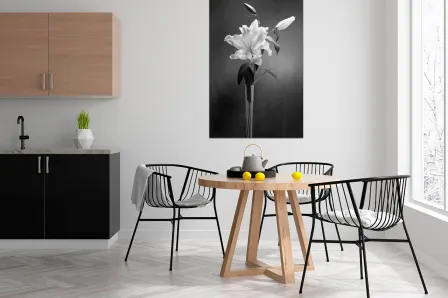 Bucaro com pintura de flores
