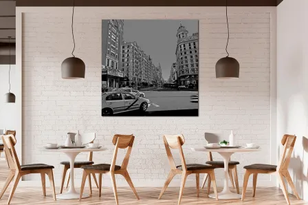Pintura da Gran Via Madrid