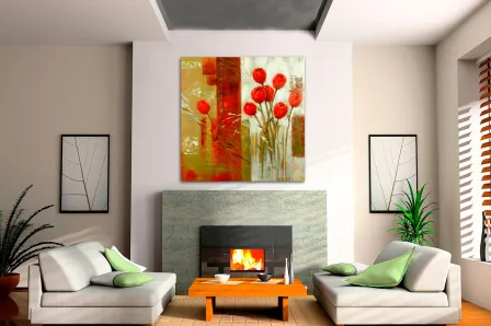 Pintura de flores