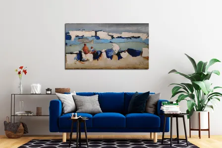 Pintura da costa azul