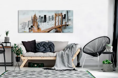 Pintura da cidade de Nova York