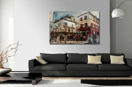 Pintura de Paris Montmartre
