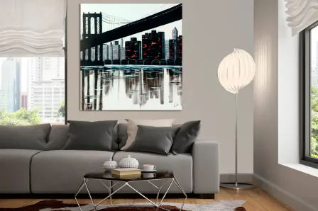 Pintura da ponte de Nova York