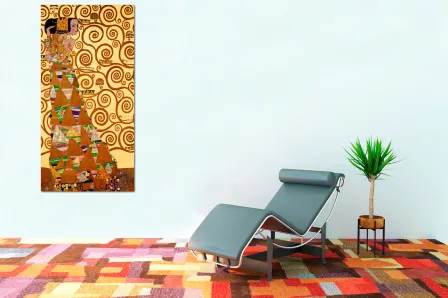 Árvore da vida de Klimt pintando 1 parte