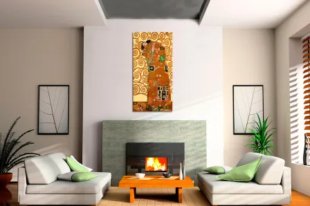 Árvore da vida de Klimt pintando parte 3