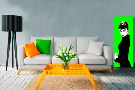 Pintura de Audrey Verde