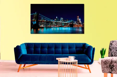 Pintura da ponte de Brooklyn