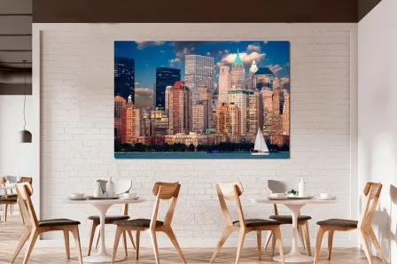 Pintura de arranha-céus de NY