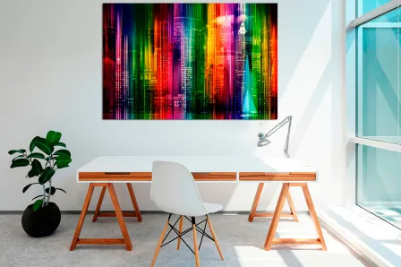 Pintura em cores de Nova York