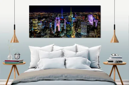 Pintura panorâmica de Nova York