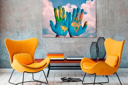Imagine o mundo em nossas mãos