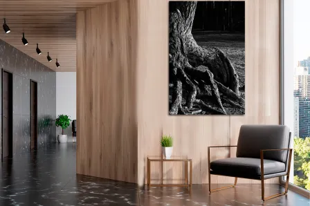 Pintura de árvore centenária