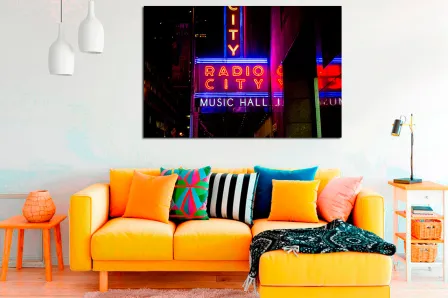 Pintura de Radio City New York