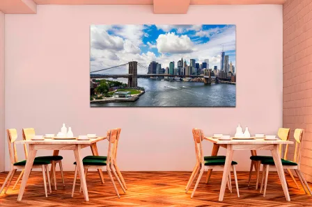 Pintura da ponte do Brooklyn